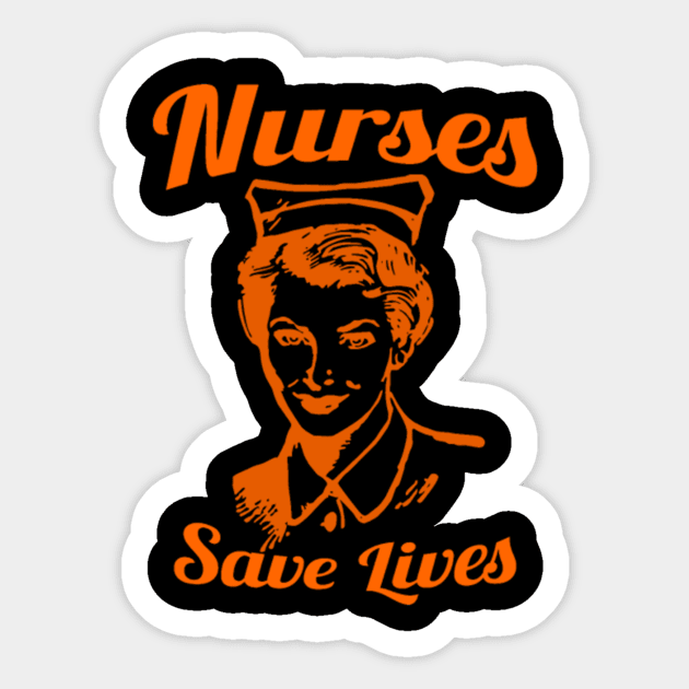 Nurses Save Lives Sticker by gani90